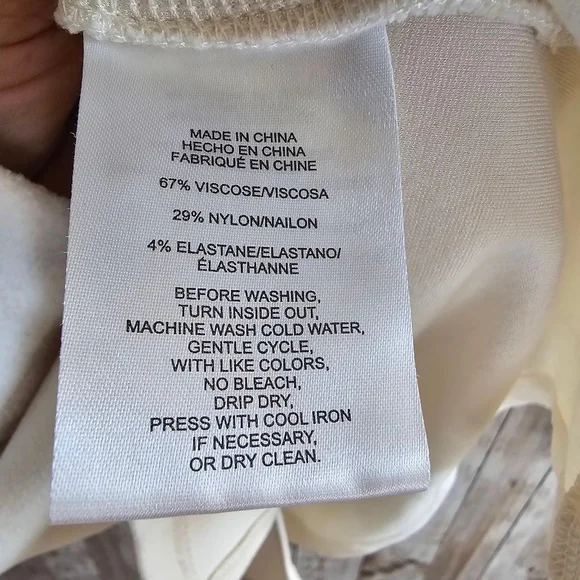 Women's Jones New York Blouse, tunic, S, Off White - Picture 9 of 11